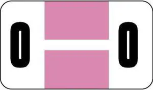 Safeguard Compatible "O" Labels, Laminated Stock, 15/16" X 1-5/8" Individual Letters - Roll of 500