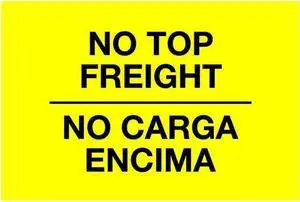 3" x 5" No Top Freight Bilingual Labels (500 per Roll)