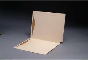 14pt Manila Folders, Full Cut 2-Ply End Tab, Interlock Reinforced, Letter Size, Fastener Pos #1 & #3 (Box of 50)