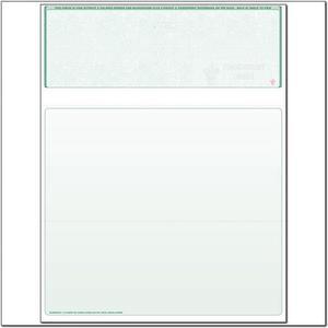 Green Laser Check, Top Position, Fingerprint II, Panels at 3-1/2 - 4 - 3-1/2 (Ream of 500)
