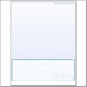Blue Laser Check, Bottom Position, Fingerprint II, Panels at 4 - 3-1/2 - 3-1/2 (Ream of 500)
