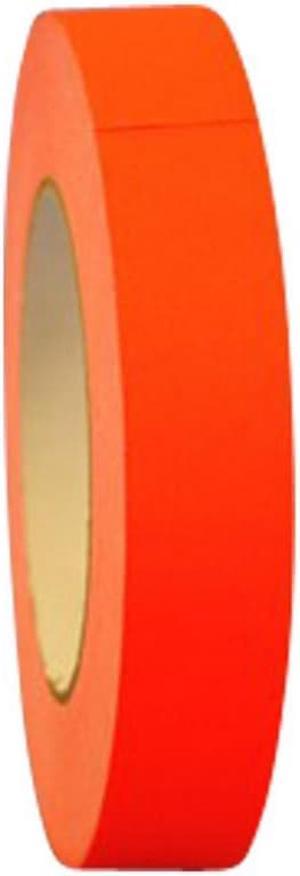 1" x 60 Yd Fluorescent Orange Rope Flatback Tape (Case of 36 Rolls)
