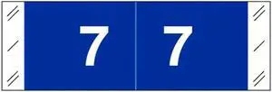 Tabbies 11850 Compatible Numeric "7" Labels, Laminated Stock, 1/2" X 1-1/2" Individual Numbers - Roll of 500