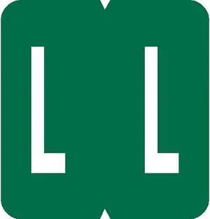 GBS Compatible "L" Labels, Laminated Stock, 1-5/16" X 1-1/4" Individual Letters - Pack of 200