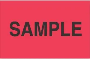 3" x 5" Sample Labels (500 per Roll)