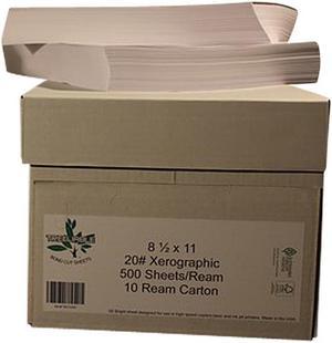 8-1/2 x 11 Pre-Collated 20#Colored Paper, 2500 White / Canary Sets (Carton of 5000 Sheets)