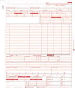 UB-04 Hospital Claim Form Laser-Cut Sheet (500/case)