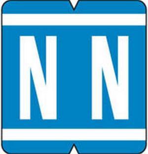 VRE/GBS Compatible "N" Labels, Polylaminated Stock, 1.3 " X 1-1/4" Individual Letters - 200 Per Pack