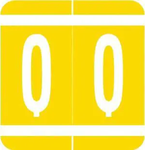 VRE/GBS Compatible "Q" Labels, Polylaminated Stock, 1.3 " X 1-1/4" Individual Letters - Rolls of 250