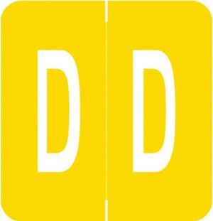 VRE/GBS Compatible "D" Labels, Polylaminated Stock, 1.3 " X 1-1/4" Individual Letters - Rolls of 250