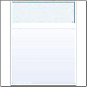 Blue Laser Check, Top Position, Fingerprint II, Panels at 3-1/2 - 4 - 3-1/2 (Ream of 500)