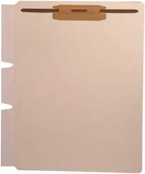 Self Adhesive Divider, Standard Side Flap, 2" Fasteners on Top of Both Sides (Box of 100)
