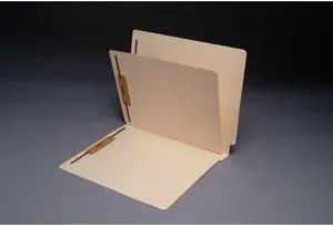 14pt Manila Folders, Full Cut END TAB, Letter Size, 1 Divider Installed (Box of 40)