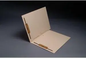 11pt Manila Folders, Full Cut END TAB, Letter Size, Full Pocket Front and Back, Fasteners Pos #1 & #3 (Box of 50)