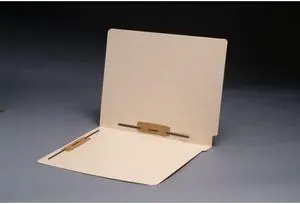14pt Manila Folders, Full Cut 2-Ply END TAB, Letter Size, Fastener Pos #3 & #5 (Box of 50)