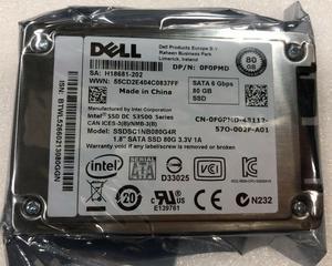 Intel DC S3500 Series 80GB SSDSC1NB080G4R SSDSC1NB080G4R SSD , 1.8in  1.8" SATA 6Gb/s, 20nm, MLC, DELL DP/N 0F0PMD