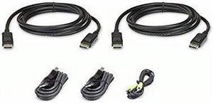 Aten 2L7D02UDPX5 6ft. USB DisplayPort Dual Display Secure KVM Cable Kit