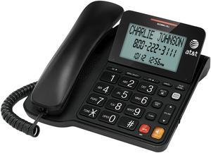 ATT Corded Speakerphone with Display - BLACK