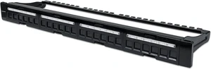 Intellinet 1U Rackmount Blank Patch Panel With Pre-Numbered Port. Removable Cabl Intellinet 1U Rackmount Blank Patch Panel With Pre-Numbered Port. Removable Cabl