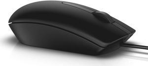 Dell MS116 - Mouse - optical - 2 buttons - wired - USB - black - for Inspiron 17R 7720, OptiPlex 5250, 90XX, Precision M