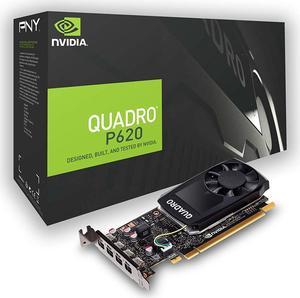 PNY Quadro P620 VCQP620-PB 2GB 128-bit GDDR5 PCI Express 3.0 x16 Low Profile Workstation Video Card