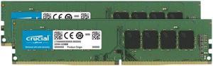 Crucial 64GB Kit (32GBx2) DDR4 2666 MT/s CL19 DIMM 288-Pin Memory - CT2K32G4DFD8266