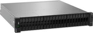 Lenovo ThinkSystem DE4000F 2U24 SFF controller enclosure - Hard drive array - 24 bays (SAS-3) - 16Gb Fibre Channel (exte