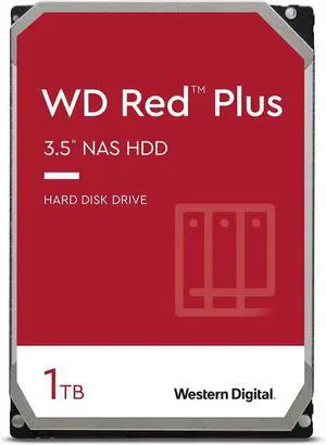 Western WD10EFRX Digital Red WD10EFRX 1 TB Hard Drive - 3.5" Internal - SATA (SATA/600) - Conventional Magnetic Recording (CMR) Method