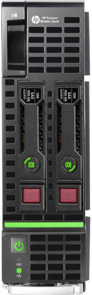 HPE 724088-B21 ProLiant BL460c G8 Blade Server - 1 x Intel Xeon E5-2650L v2 1.70 GHz - 32 GB RAM - 6Gb/s SAS Controller