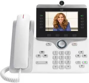Cisco 8865 Corded/Cordless Wi-Fi Video Desktop VoIP Phone CP88653PWNAK9