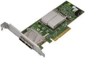 DELL 3Ddjt 6Gb S Dual Port Pcie X8 Sas Host Bus Adapter With Standard Bracket Card Only