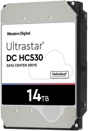 Western 0F31051 Digital Ultrastar DC HC500 WUH721414AL5201 14 TB Hard Drive - Internal - SAS (12Gb/s SAS)