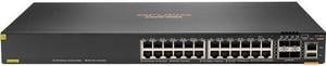 Aruba JL666A 6300F 24-port 1GbE Class 4 PoE and 4-port SFP56 Switch