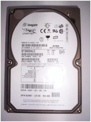 Seagate ST39204LC Cheetah 18XL ST39204LC 9.20 GB Hard Drive - 3.5" Internal - SCSI (Ultra160 SCSI) Seagate ST39204LC Cheetah 18XL ST39204LC 9.20 GB Hard Drive - 3.5" Internal - SCSI (Ultra160 SCSI)