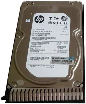 HP 695503-001 1Tb 7200Rpm Sata 6Gbps Lff 3.5Inch Midline Hard Disk Drive With Tray For G8 Server Series