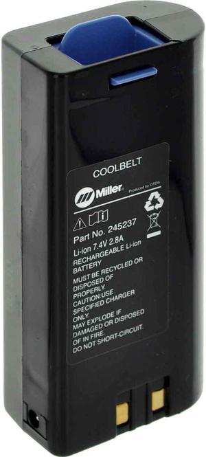 MILLER ELECTRIC 245237 Replacement Battery,For Miller Coolbelt
