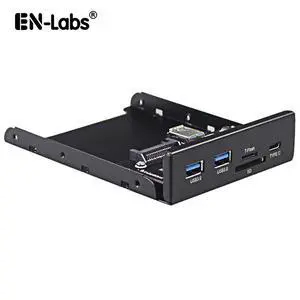 USB 3.0 SD/Micro SD/TF 3.5" Internal Card Reader w/ USB 3.1 Gen 1 Type C + 2 x USB 3.0 Port Hub Front Panel USB 3.0 SD/Micro SD/TF 3.5" Internal Card Reader w/ USB 3.1 Gen 1 Type C + 2 x USB 3.0 Port Hub Front Panel