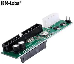 3.5" SATA HDD to IDE/PATA Adapter Card ,SATA 22-Pin Hard Disk / DVD Burner to IDE 40Pin Interface Motherboard Converter w/ Molex 4-Pin Power Header 3.5" SATA HDD to IDE/PATA Adapter Card ,SATA 22-Pin Hard Disk / DVD Burner to IDE 40Pin Interface Motherboard Converter w/ Molex 4-Pin Power Header