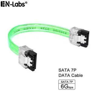 6 inch SATA3 SATA III 6Gb/s Serial ATA DATA cable w/ latch Locking for Hard Drive Disk HDD / SSD - UV Green 6 inch SATA3 SATA III 6Gb/s Serial ATA DATA cable w/ latch Locking for Hard Drive Disk HDD / SSD - UV Green