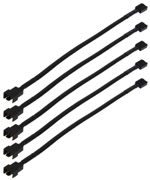 5 Pack Braided Sleeving 25CM Molex TX4 4pin Connectors CPU PWM Fan Power Extension Cable,4 pin Molex Plug Backword 2 pin 3pin Case fan 5 Pack Braided Sleeving 25CM Molex TX4 4pin Connectors CPU PWM Fan Power Extension Cable,4 pin Molex Plug Backword 2 pin 3pin Case fan