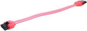 6 inch SATA3 SATA III 6Gb/s Serial ATA DATA cable w/ latch Locking for Hard Drive Disk HDD / SSD - UV  Red