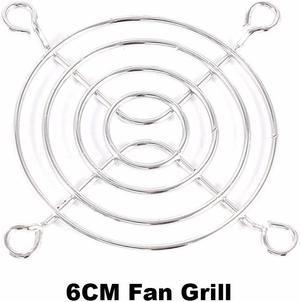 Silver Tone Computer PC Metal Case Fan Guard Protective Grill for 6CM 60mm Case/HDD DVD Fan