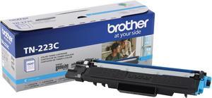 Brother International - TN223C - Brother Genuine TN-223C Standard Yield Cyan Toner Cartridge - Laser - Standard Yield -