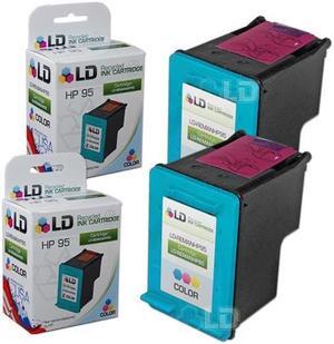 LD Products Remanufactured Ink Cartridge Replacement for HP 95 C8766WN (Tri Color, 2-Pack) Compatible with OfficeJet 6304 6305 6307 6308 6310 6310v 6310xi 6313 6315 6318 HP