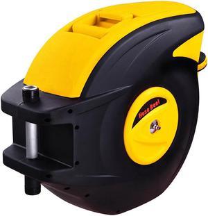 100 Ft. x 3/8 In. PVC Retractable Auto Rewind Air Hose Reel Tool Compressor 300psi Garage