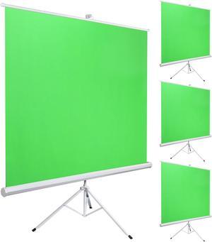 Yescom 4 Pack 100" Collapsible Green Screen with Floor Standing Tripod Video Background