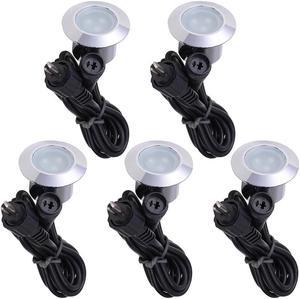 10pcs LED Deck Light Hotel Garden Outdoor Romantic Beauty Stair Lamp Cool White