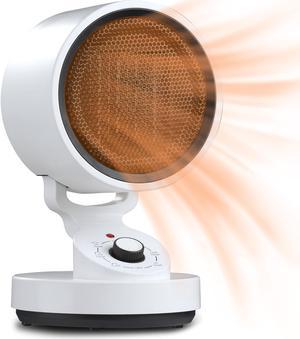 Yescom 1500W PTC Oscillating Ceramic Heater Fan Warm & Cool Overheat Protection Home