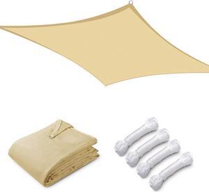 Yescom 16x20 Ft 97% UV Block Rectangle Sun Shade Sail HDPE Canopy Patio Garden Yescom 16x20 Ft 97% UV Block Rectangle Sun Shade Sail HDPE Canopy Patio Garden