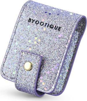 Byootique Portable Lipstick Case Lip Gloss Pouch with Mirror for Purse Mini Bag